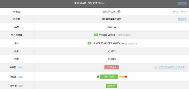 六六云英国家宽VPS测评-属性测试