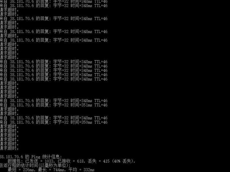 IPRaft新加坡VPS测评 - 本地Ping延迟测试