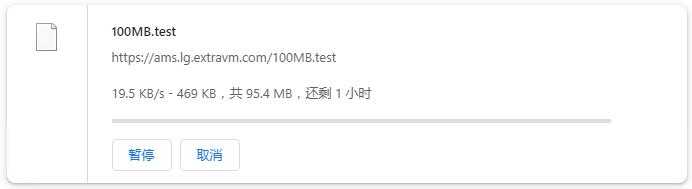 ExtraVM荷兰VPS测评 - 本地下载速度