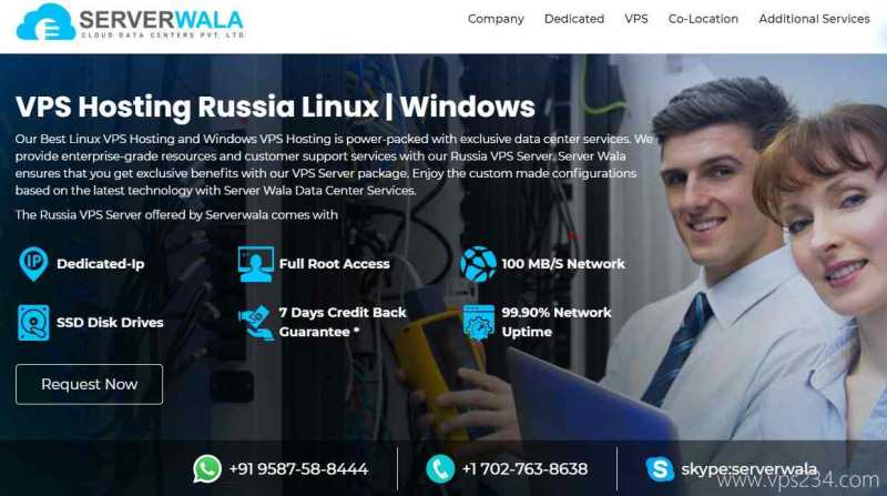 俄罗斯VPS推荐-Serverwala