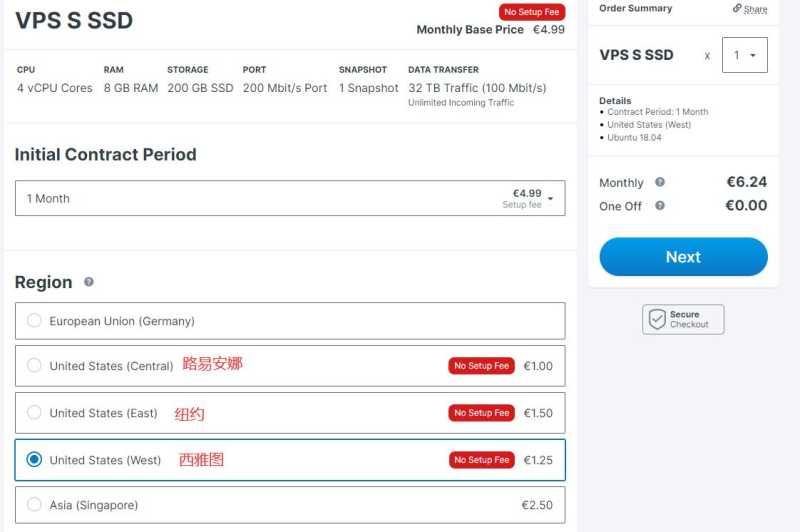 Contabo 低价 VPS 套餐整理：月付、年付和机房怎么选？插图11
