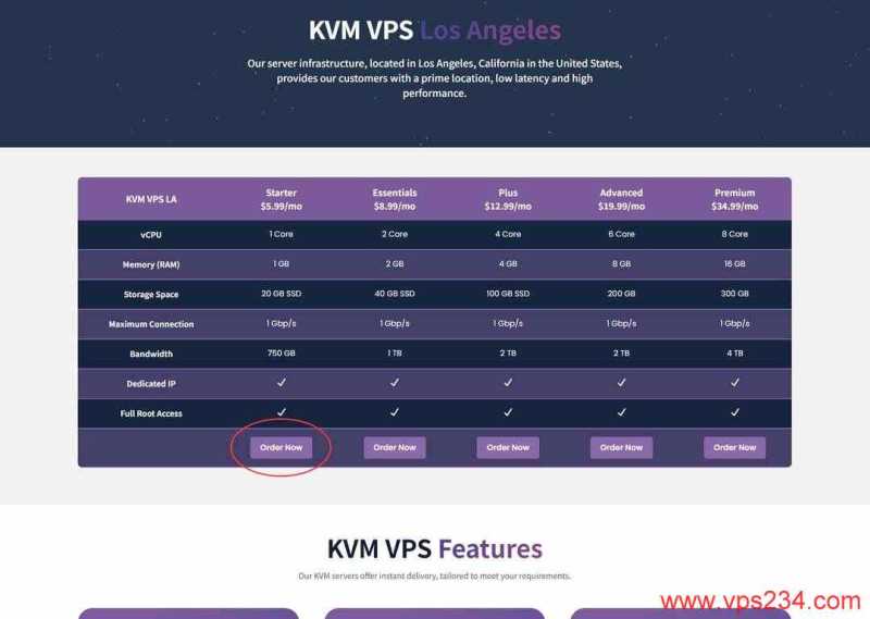 DediRock美国VPS购买教程-套餐选择