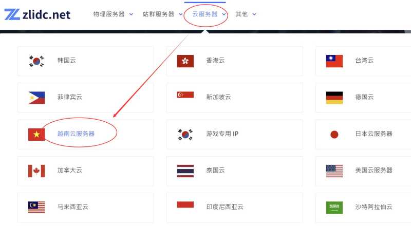zlidc越南VPS购买教程-入口
