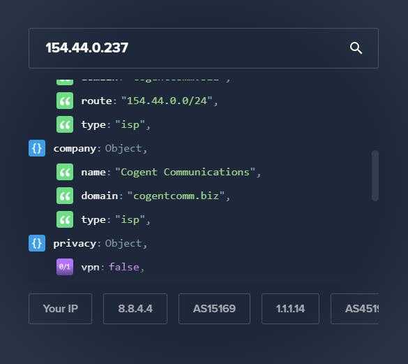 丽萨主机美国家宽VPS测评 - ISP类型IP测试