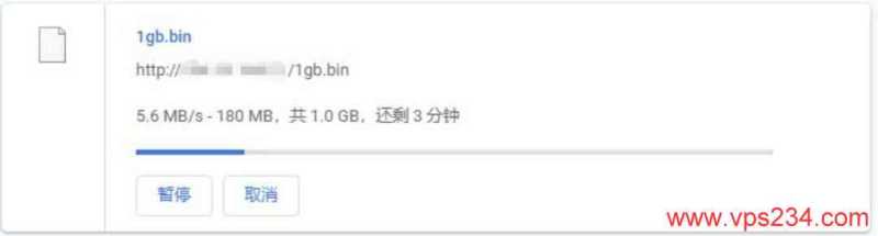 华纳云美国VPS网络测试-本地下载速度