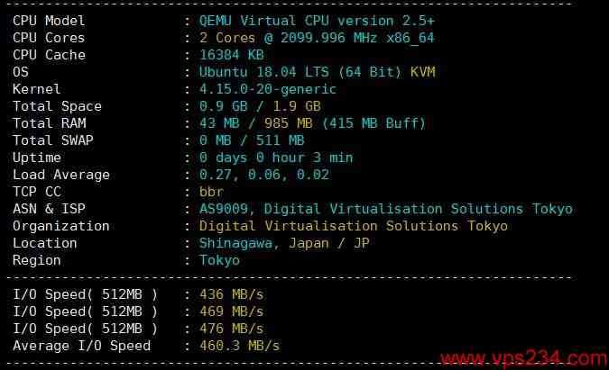 DigitalVM怎么样？国外VPS 20G超大带宽日本等节点支持的推荐测评呢？插图1