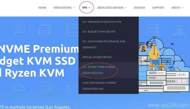 hostEONS美国服务器购买教程-首页入口