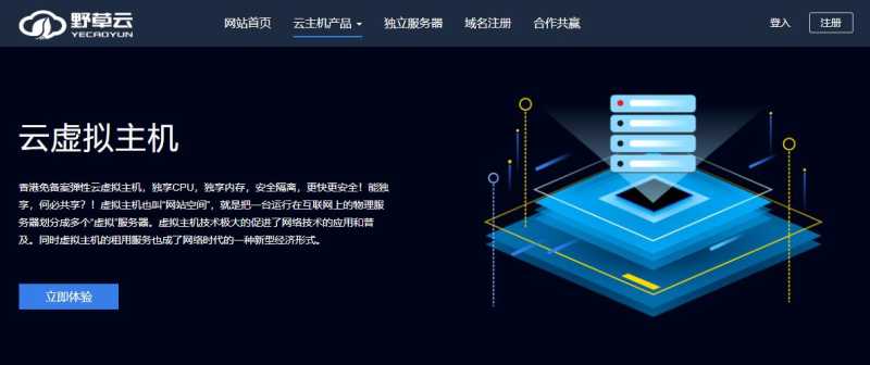 野草云超便宜香港主机 – 免备案独享IP有助于SEO优化 VPS 测评插图