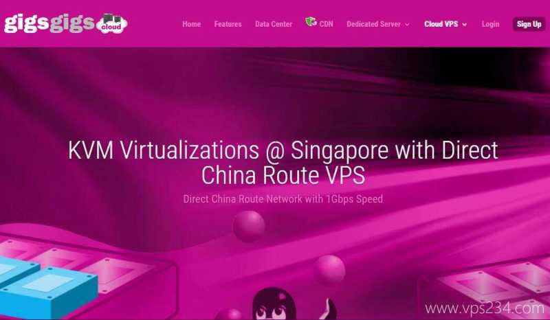 新加坡VPS推荐-GigsGigs