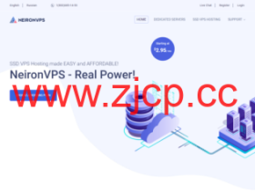 neironvps:1G内存/1核/10gSSD/1T流量,洛杉矶vps/瑞士vps/德国vps,$2.95/月起