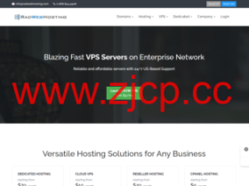 radwebhosting:美国VPS五折,1核512M/15GB SSD/1TB流量/100Mbps带宽,$7美元/月起