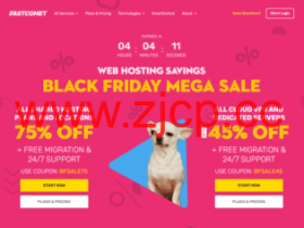 #黑五#fastcomet:全线产品优惠,共享主机最高享75%折扣,VPS主机45%优惠,专用服务器35%优惠,仅此一天
