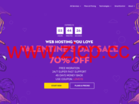 FastComet:情人节促销,虚拟主机高达70%优惠,VPS和专用服务器20%优惠