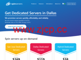 #春节优惠#spinservers:圣何塞、达拉斯多款高配服务器,最高立减$300,可年付
