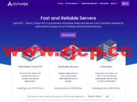 AlphaVPS:保加利亚vps,1核512M内存/125G硬盘/512G流量/1Gbps带宽,€15/年起,保加利亚独立服务器€34.99/月起