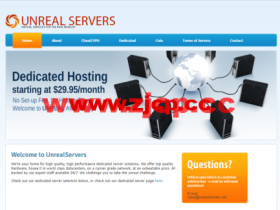 UnRealServers:美国独服,堪萨斯机房,2*X5650/64G内存/480 GB SSD硬盘/33TB流量/1Gbps带宽,$60/月起