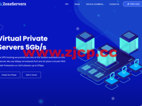 X-ZoneServers:罗马尼亚vps,1核/2GB内存/20GB SSD硬盘/不限流量/5Gbps带宽,€6.5/月起