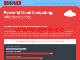 virmach:便宜大硬盘VPS,1核/768M内存/250G硬盘/3T流量/10G带宽,$25/年,可选美国/日本/荷兰机房