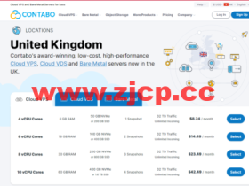 Contabo:英国VPS,4核/8G/200G SSD或50 GB NVMe/200Mbps带宽起,月付€5.99