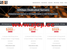 TurnkeyInternet:美国独立服务器,2*X5650/32G内存/240GB SSD/100TB流量/10Gbps带宽,$202/月起,30天退款保证