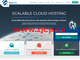 LunaNode:加拿大按时计费vps,1核/1G内存/15G SSD硬盘/1000GB流量/1Gbps带宽,$0.00486/小时起,月付$3.5起