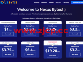 NexusBytes:美国/英国存储型VPS,2核/0.5G内存/500 GB/2500GB流量/1Gbps带宽,$3.20/月起