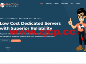 Fraction Servers:英国独立服务器,E3-1230/32GB内存/1TB SSD硬盘/20TB流量/1Gbps带宽,£29/月起
