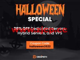 DediPath:2022年万圣节优惠,VPS全场65折,独立服务器月付39美元起
