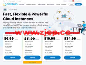 Contabo:美/德/英/新加坡高配置存储VPS,2核/4GB内存/400GB SSD/32TB流量/200Mbps-1Gbps带宽,€8.49/月起