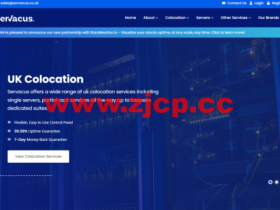 #黑五#Servacus:英国vps,1核/1GB内存/10GB SSD/不限流量/1Gbps带宽,£14/年