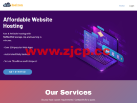 webhorizon:新加坡OpenVZ vps,1核/1GB内存/20GB NVMe/500GB流量/1Gbps带宽,£6/季