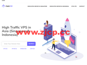 #年终促销#AsiaVM:ipv6 vps,7.5折优惠,1核/1GB内存/10GB硬盘/2TB流量/1Gbps带宽,$1/月起