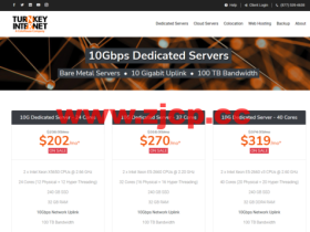 TurnkeyInternet:美国10Gbps带宽独服,2*X5650/32G内存/240GB SSD/100TB流量/10Gbps带宽,$202/月起