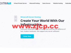 ExtraVM:美国洛杉矶机房vps,5.5折优惠,1核/1GB/15G NVMe/不限流量/1Gbps带宽,$2.75/月起