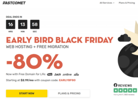 FastComet:2023黑五早鸟活动开启, 美国虚拟主机2折促销,月付$2.19起