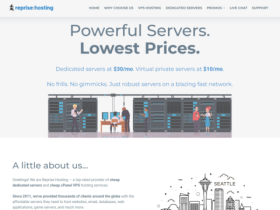 RepriseHosting:西雅图机房大硬盘独服,L5640/16G内存/12TB HDD/1Gbps带宽,$29.5/月