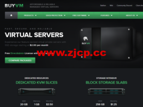 #补货#BuyVM:1Gbps不限流量vps,$2/月起,可选拉斯维加斯/卢森堡/纽约/迈阿密等机房