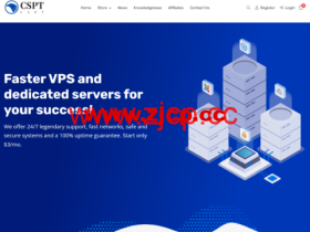CSPT:洛杉矶机房高防VPS,1核/512MB/10GB/不限流量/5Mbps带宽,$0.01/月,三网CMIN2