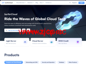 #匿名云#SurferCloud:新用户最高送$100,轻量云VPS全球同价$1/月起,云服务器低至$5.9/月,有Windows系统,可USDT付款