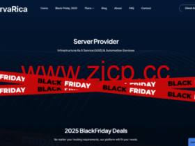 Servarica:加拿大vps,2核/8GB/250GB NVMe/8TB@10Gbps或250M不限流量,$5/月