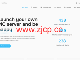 servitro:德国vps,AMD Ryzen@1核/1GB/10GB NVMe/1TB@1Gbps,$12/年