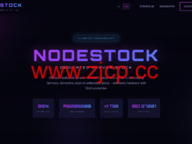 nodestock:德国独立服务器,AMD Ryzen 7 2700X/32GB内存/960GB NVMe硬盘/50TB流量/1Gbsp端口,€59/月