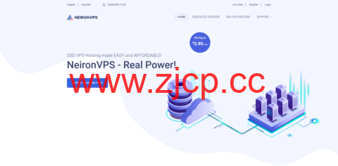 neironvps：1G内存/1核/10gSSD/1T流量，洛杉矶vps/瑞士vps/德国vps，$2.95/月起插图