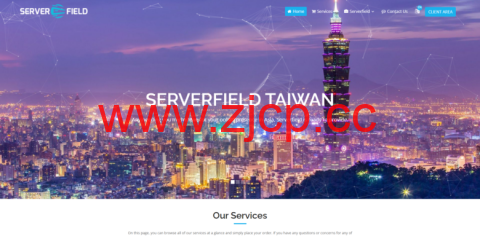 serverfield：台湾VPS，带宽升级，1核/1G/100M带宽，月付$16.99 USD插图