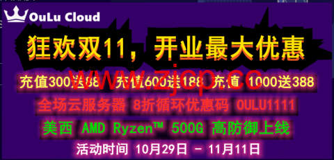 欧路云：狂欢双11，新上美国OVH美西AMD Epyc™ 3.1主频  / 自带500DDOS 防护，月付20元起插图