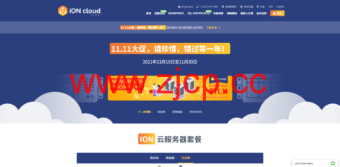 iON：双十一，美国VPS，1核/2G内存/50G SSD/2T流量/G口带宽，$11.11/季插图