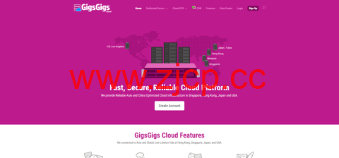 GigsGigsCloud：双十一优惠，1核/512MB内存/20GB SSD硬盘/500GB流量/200Mbps带宽/洛杉矶GIA/联通9929，$18/季插图