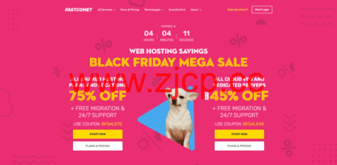 #黑五#fastcomet：全线产品优惠，共享主机最高享75%折扣，VPS主机45%优惠，专用服务器35%优惠，仅此一天插图