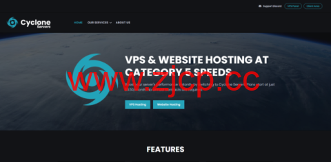 CycloneServers：美国便宜vps，4核/4GB内存/55GB SSD硬盘/2TB流量/1Gbps端口，$5/月起插图