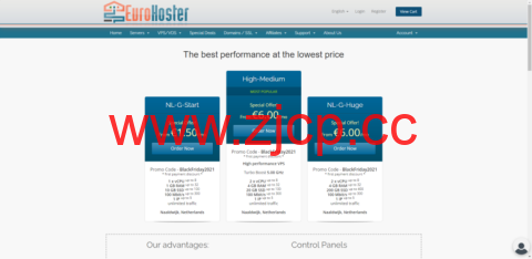 eurohoster：情人节促销，vps服务器40%优惠，独立服务器20%优惠，荷兰机房/保加利亚机房，€3/月起插图